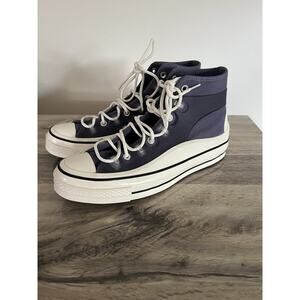 Converse Chuck 70 Utility Hybrid High Top Sneakers Fusion Steel Egret Mens 9.5